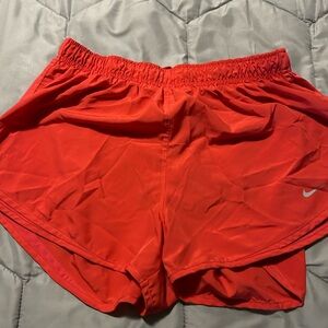 Nike Women's Vibrant Red Athletic Shorts